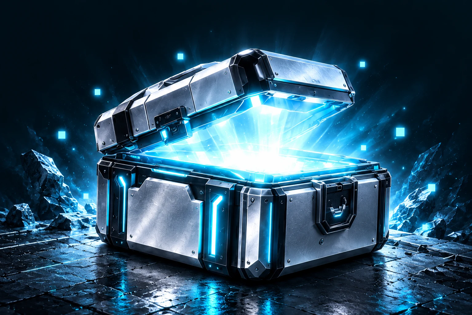 Silver chest